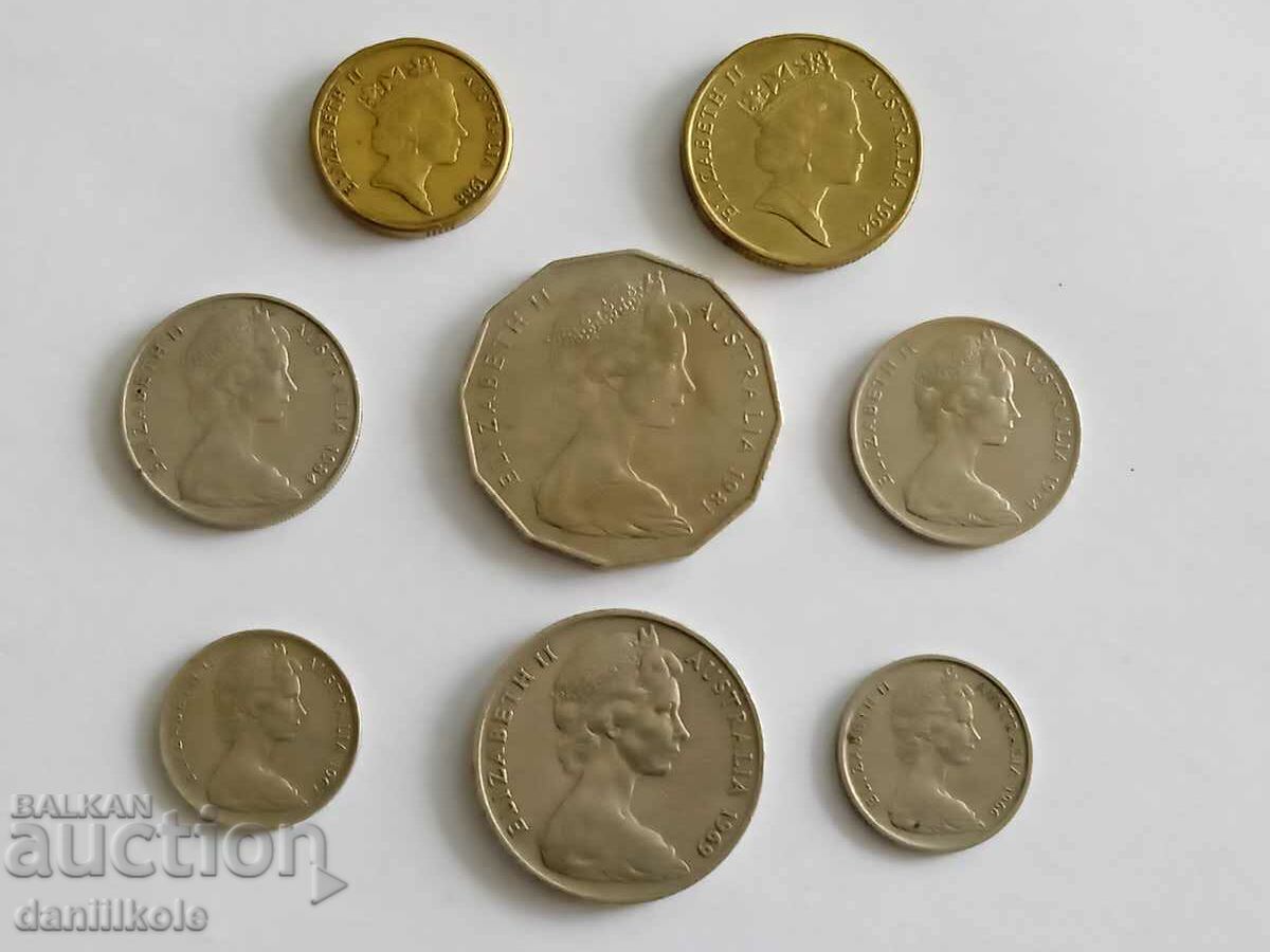 *$*Y*$* LOT COINS AUSTRALIA 1966-1994 - ELIZABETH II *$*Y*$* - 5 *$*Y*$* LOT COINS AUSTRALIA 1966-1994 - ELIZABETH II *$*Y*$* - 5