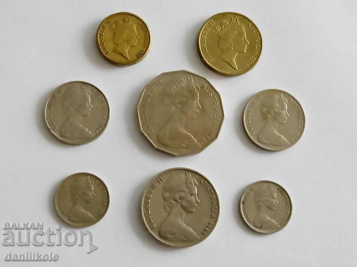 *$*Y*$* LOT COINS AUSTRALIA 1966-1994 - ELIZABETH II *$*Y*$* - 6 *$*Y*$* LOT COINS AUSTRALIA 1966-1994 - ELIZABETH II *$*Y*$* - 6