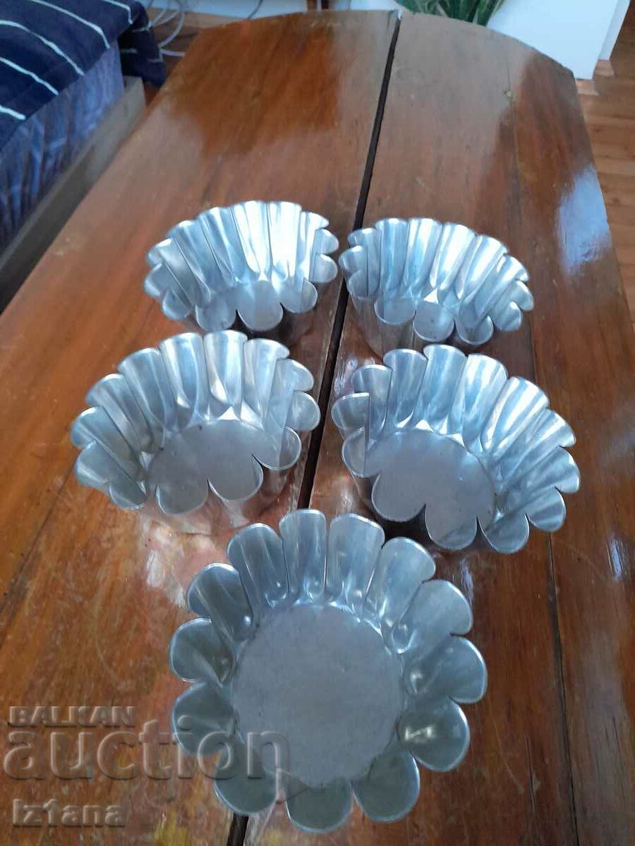 Old molds for sweets, muffins - 5 Old molds for sweets, muffins - 5