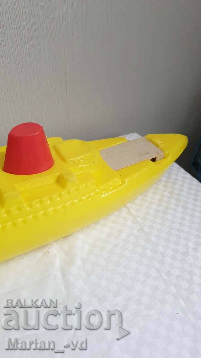 Auction Social plastic toy ship Auction Social plastic toy ship