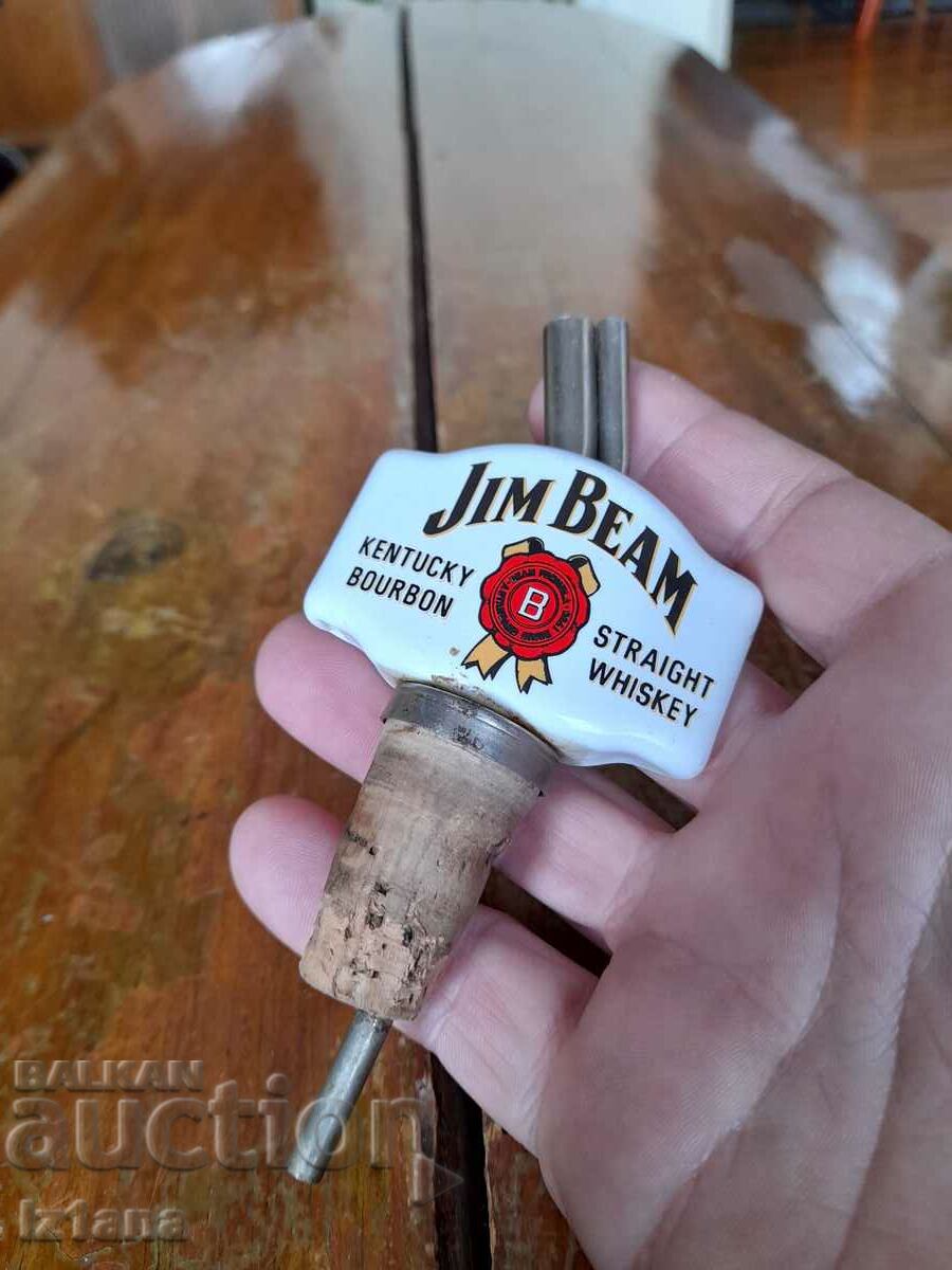 Old Jim Beam bottle dispenser with price 35.00 BGN | € 17.90 Old Jim Beam bottle dispenser with price 35.00 BGN | € 17.90