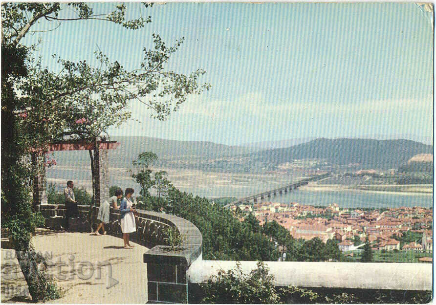 Portugal - Viana do Castelo - view from Santa Lucia - 1970
