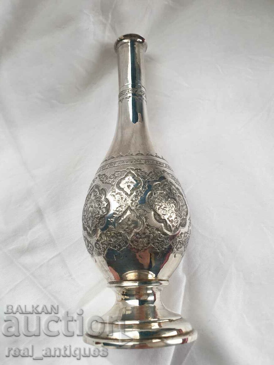 Silver vessel for rose water
