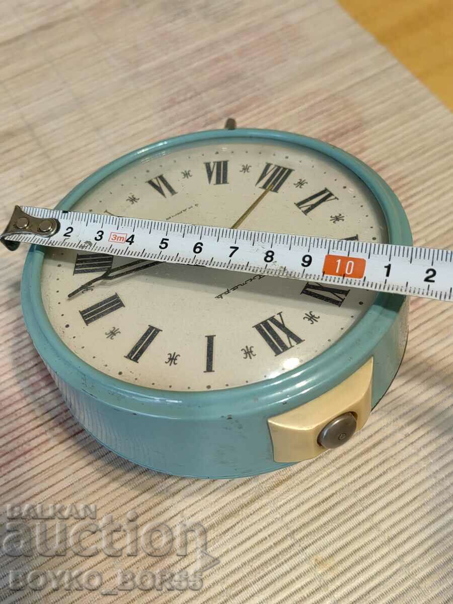 Auction Russian Social USSR Desk Large Clock Amber Auction Russian Social USSR Desk Large Clock Amber