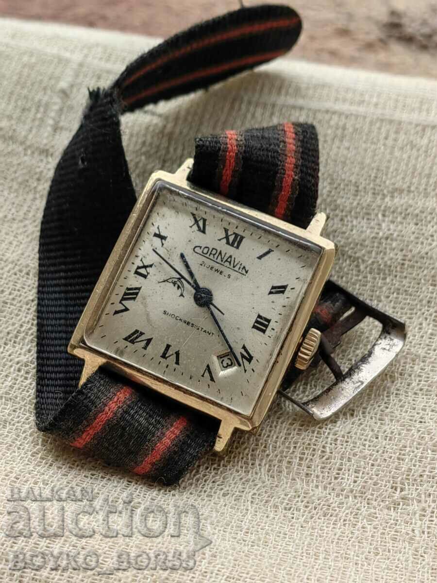 Delivery of Rare Russian USSR Manual Ladies Gold Plated Kornavin Watch