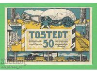 (¯`'•.¸NOTGELD (orașul Tostedt) 1921 UNC -50 pfennig¸.•'´¯)