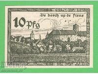 (¯`'•.¸NOTGELD (гр. Vienenburg) 1921 UNC -10 пфенига¸.•'´¯)