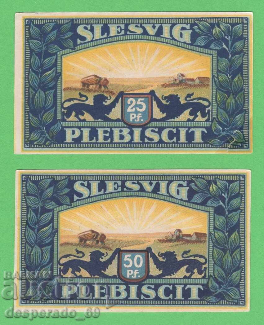 (¯`'•.¸NOTGELD (city of Vojens) UNC- -2 banknotes¸.•'´¯) with price € 3.00 | 5.87 BGN