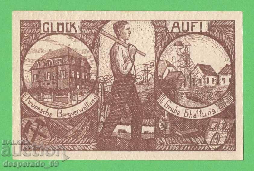 (¯`'•.¸NOTGELD (city Weilburg) 1920 UNC -25 pfennig¸.•'´¯)