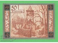 (¯`'•.¸NOTGELD (city Wunsiedel) 1918 UNC -50 pfennig¸.•'´¯)