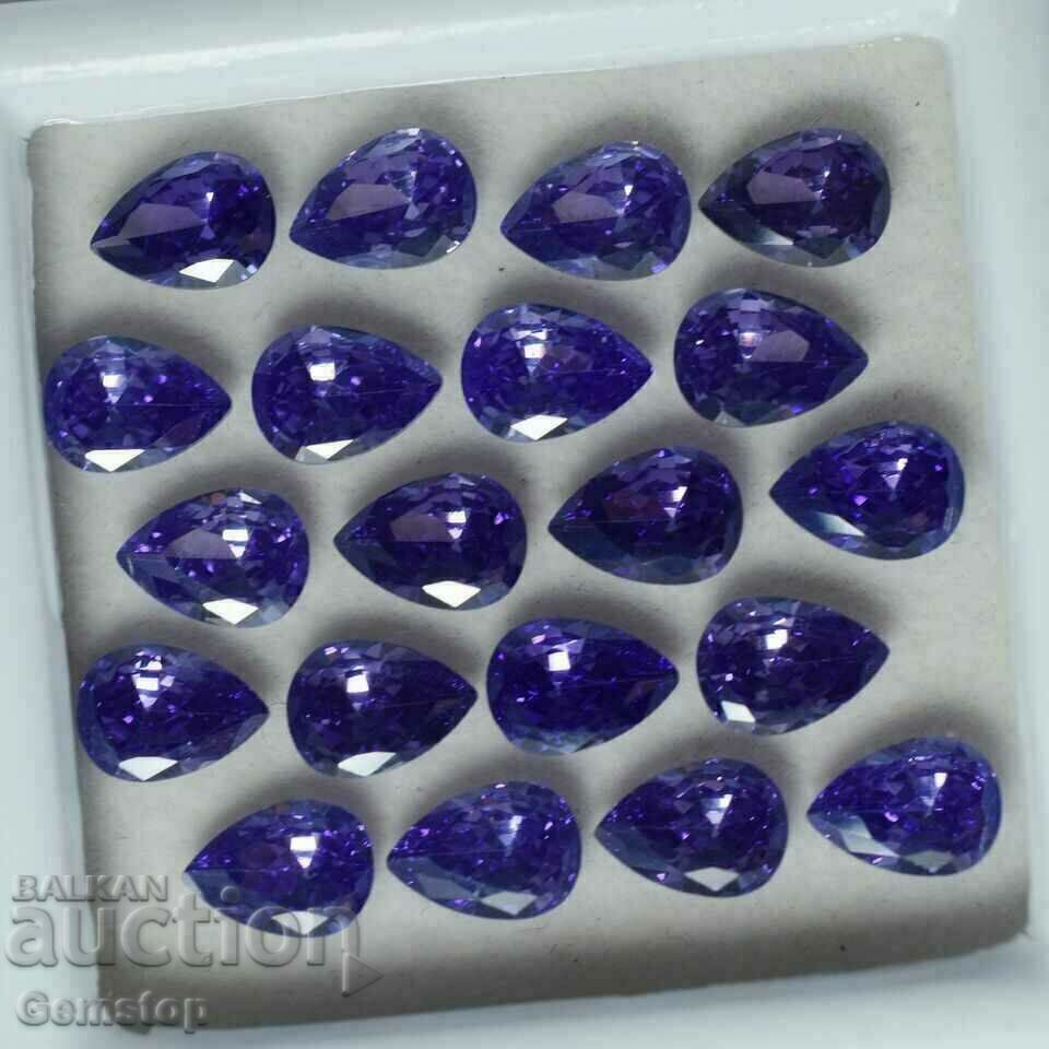 Auction 9.00ct natural tanzanite pear 10pcs. cert. GIR Auction 9.00ct natural tanzanite pear 10pcs. cert. GIR