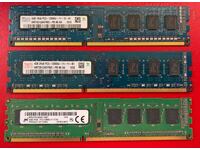 RAM 4GB DDR3 1600Mhz - per piece