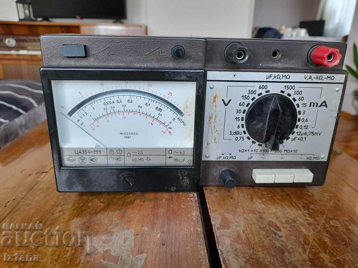 Old multimeter Ts 4354-M1 Old multimeter Ts 4354-M1