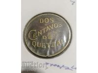 2 центавос Гватемала 1932 г бронз