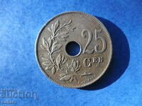 25 cents 1927 Belgium