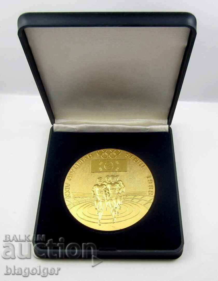 Summer Olympic Games 1988 Seoul - Plaque - Official Medal - 6