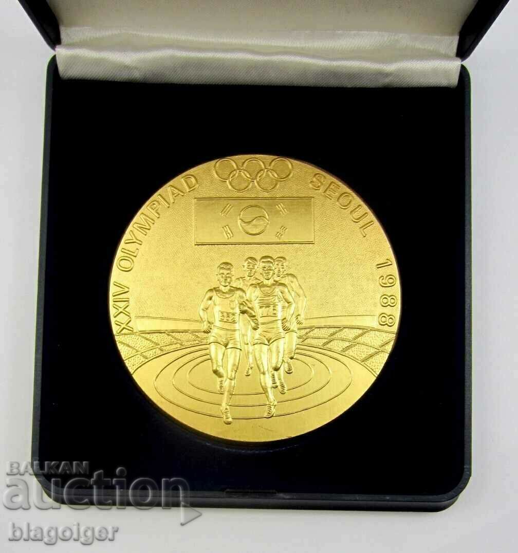 Θερινοί Ολυμπιακοί Αγώνες 1988 Σεούλ - Πλακέτα - Επίσημο Μετάλλιο