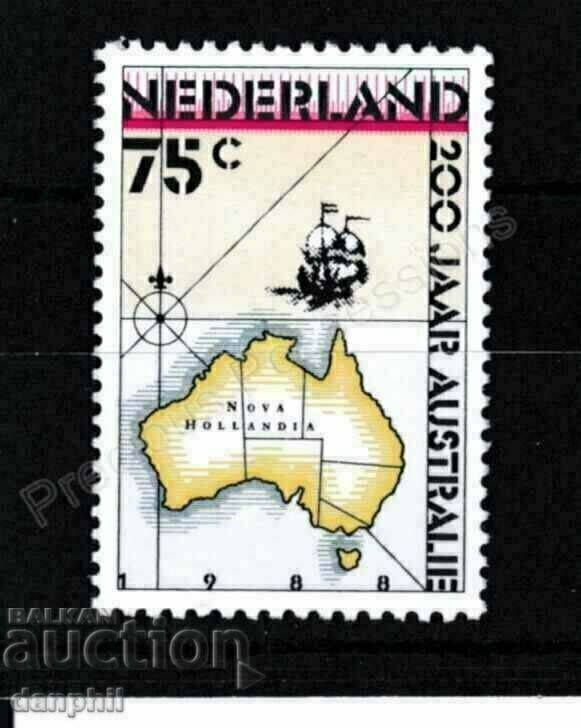Țările de Jos 1988 „200 de ani Australia”, ștampilă curată
