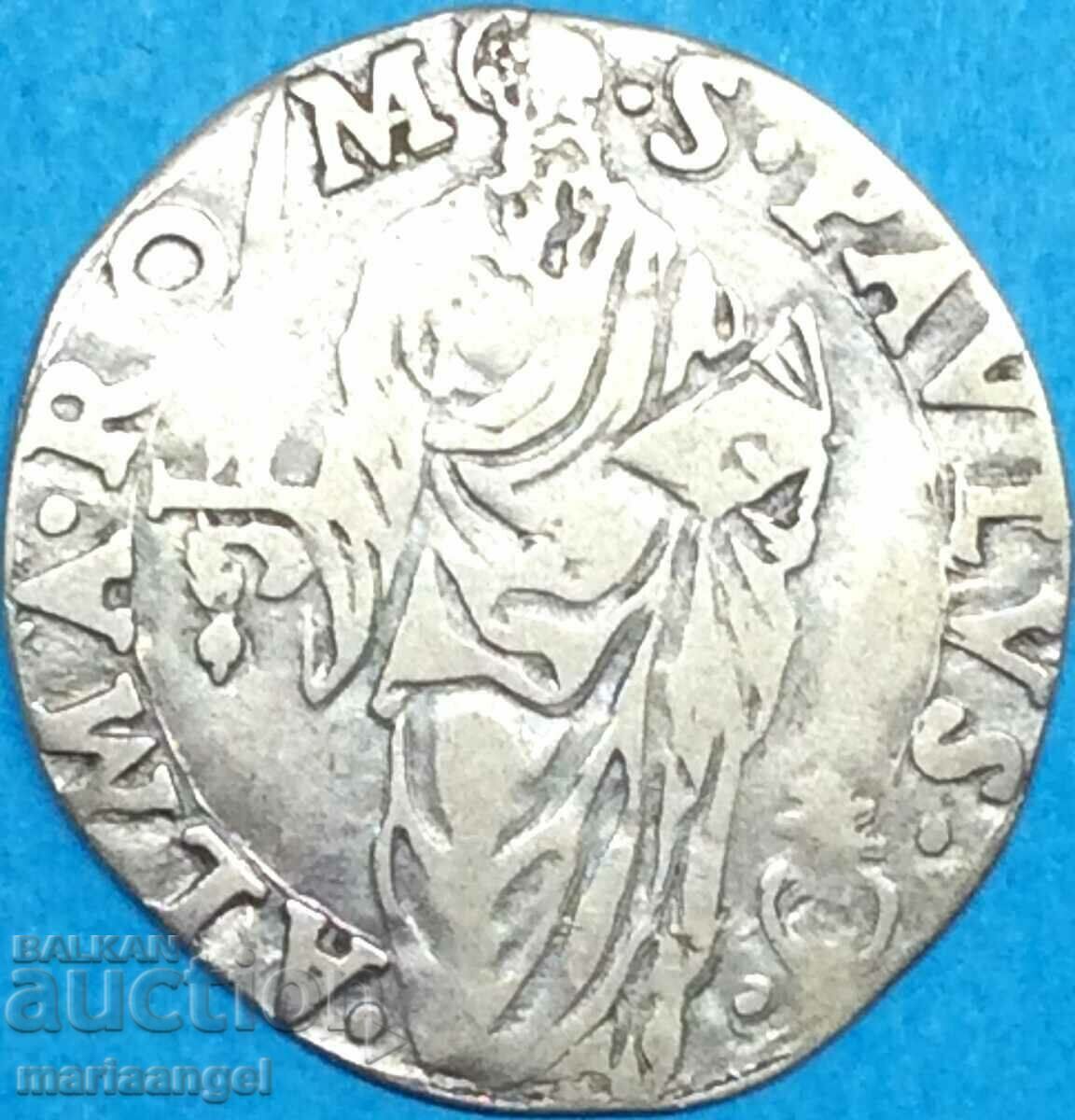 ΡΩΜΗ Giulio Paul IV Vatican Saint Paul ασήμι 3,05g 26mm