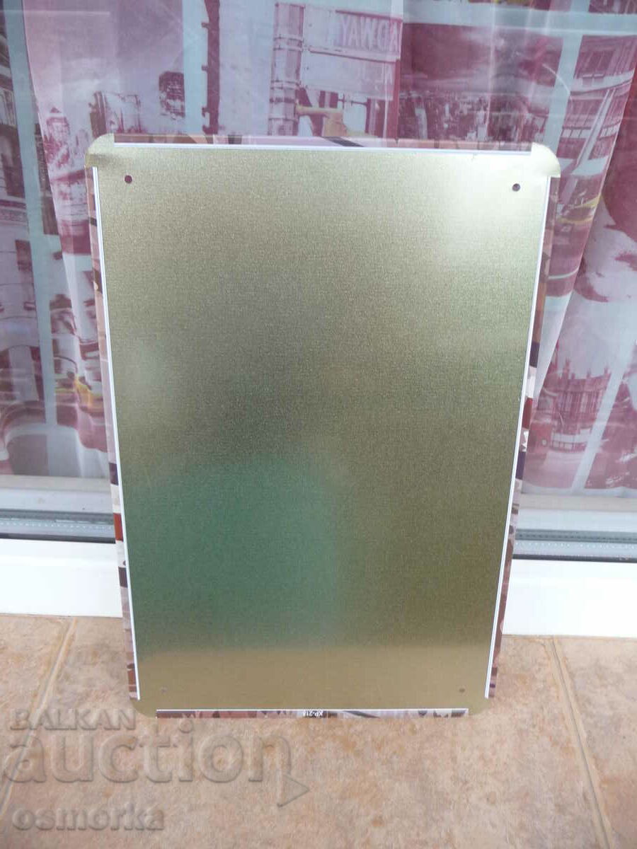 Auction Metal sign blonde erotic provocatively dressed Auction Metal sign blonde erotic provocatively dressed