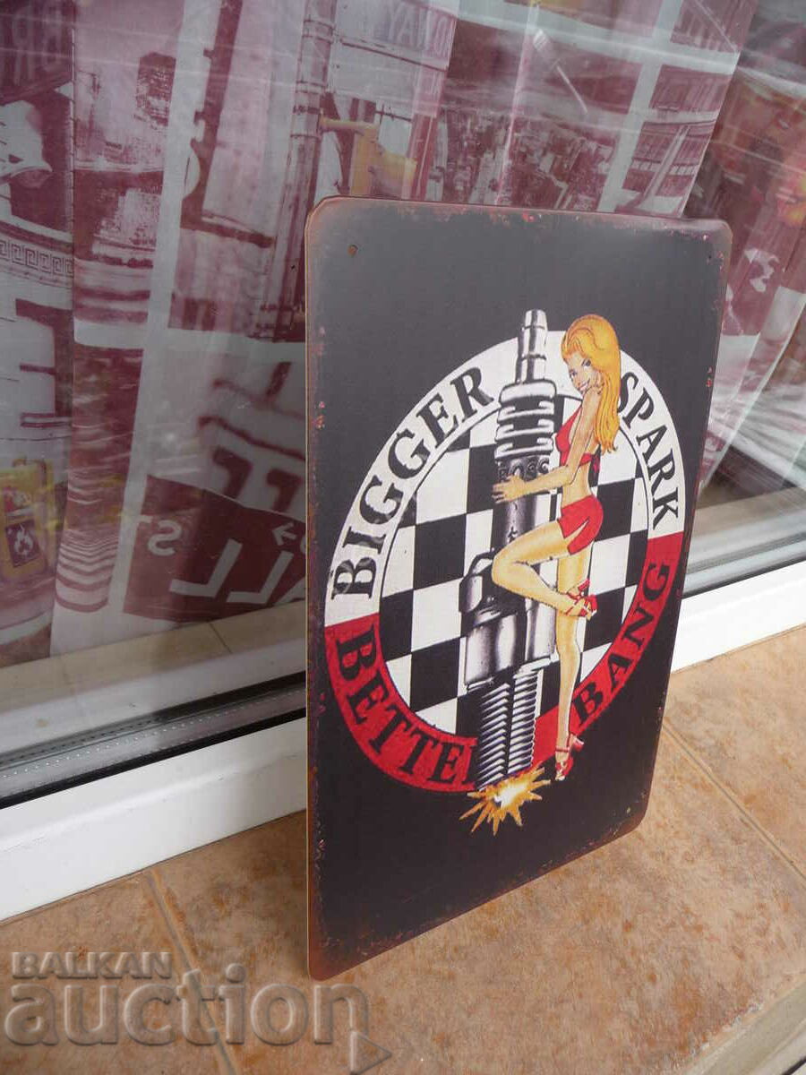 Metal plate spark plug for car erotica starter spark with price 18.00 BGN | € 9.20