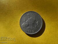 1 франк 1939 г.  Белгия