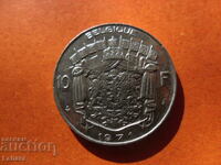 10 франка 1971 г.  Белгия