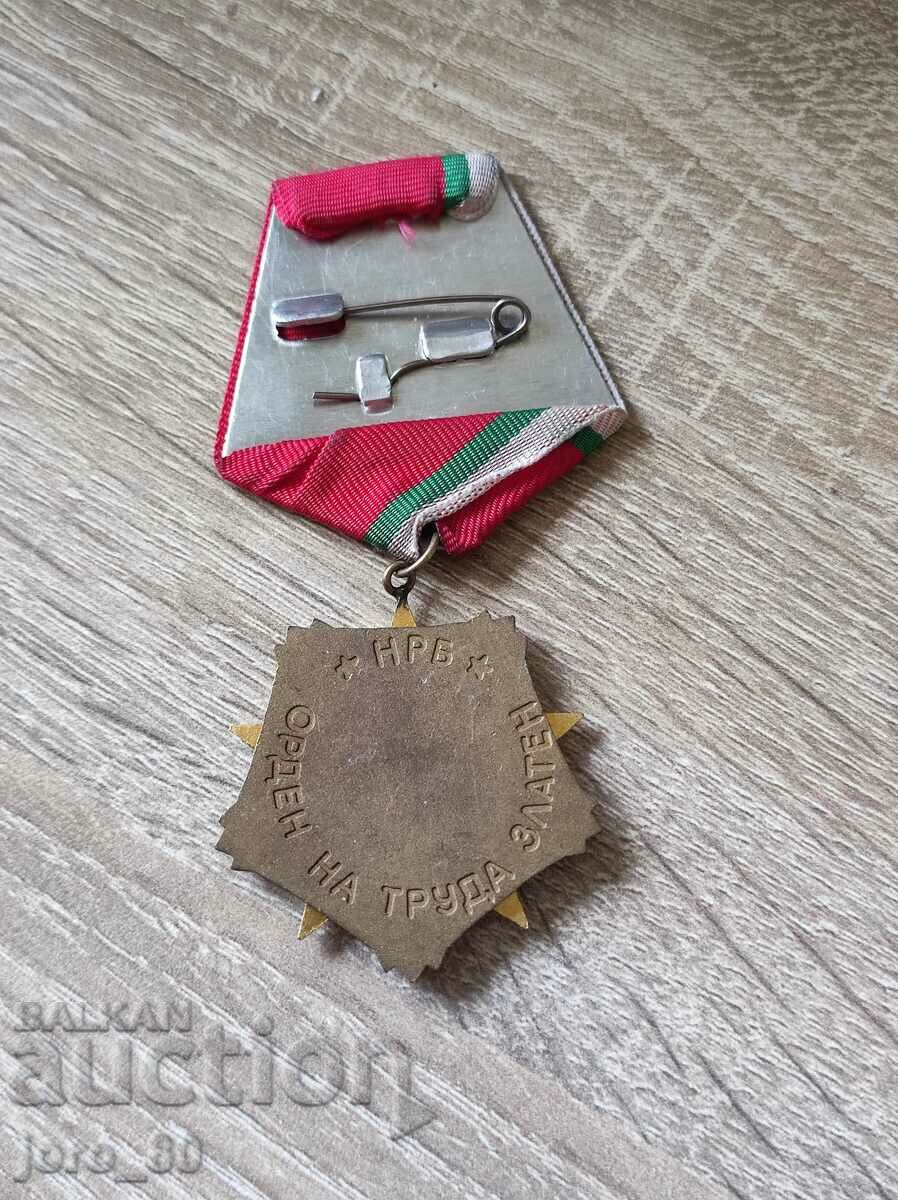 Order of Labor "Golden" with price 35.00 BGN | € 17.90 Order of Labor "Golden" with price 35.00 BGN | € 17.90