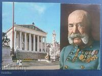 Postcard Vienna Parliament Franz Joseph I