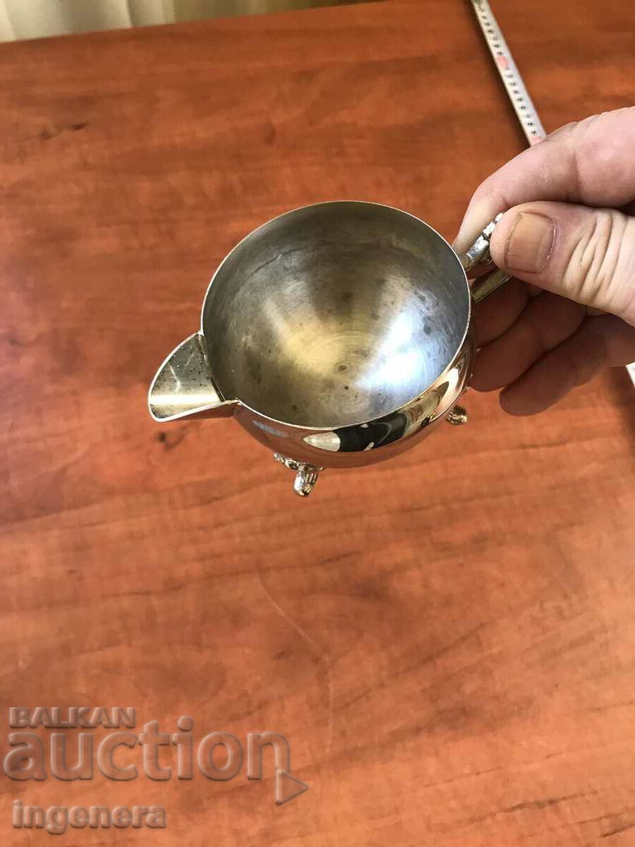 Delivery of DISH POT MILK CUP SILVER PLATED Delivery of DISH POT MILK CUP SILVER PLATED