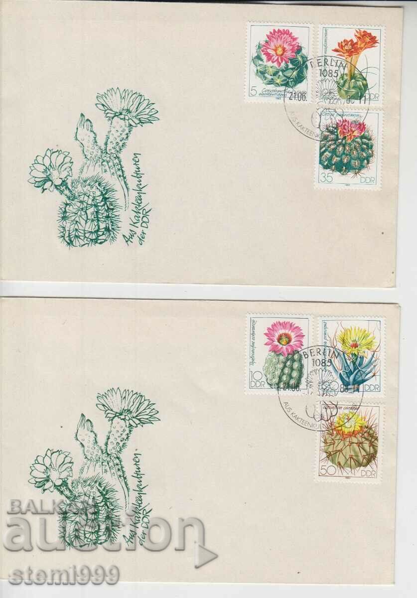 First Day Post Envelope Cacti Lot 2 pl.