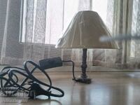 Old table bedside brass bronze lamp