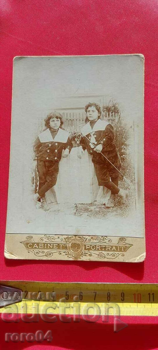 Auction PLEVEN - OLD PHOTOGRAPH - CARDBOARD Auction PLEVEN - OLD PHOTOGRAPH - CARDBOARD