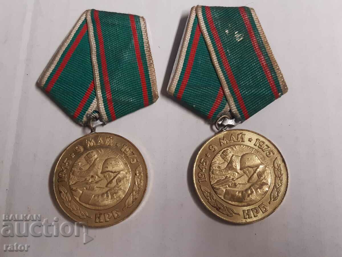Medals 30 years since the victory over fascist Germany - 2 pieces