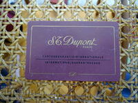 Membership card for '''Dupont'' France
