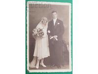 Fotografie veche, fotografie - proaspăt căsătoriți