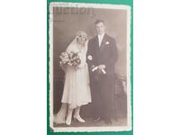 Стара снимка, фотография - младоженци