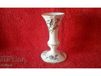 Old beautiful England porcelain candle holder