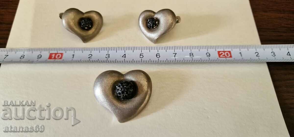 Auction Silver earrings with a pendant - 22 g. Auction Silver earrings with a pendant - 22 g.