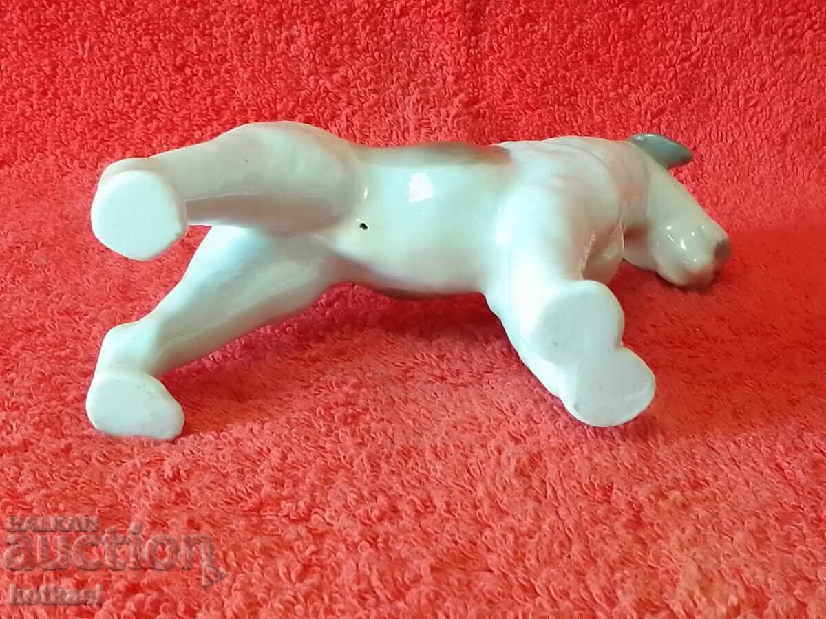 Porcelain figurine of Dog Marked - 7