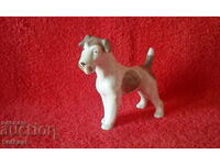 Porcelain figurine of Dog Marked