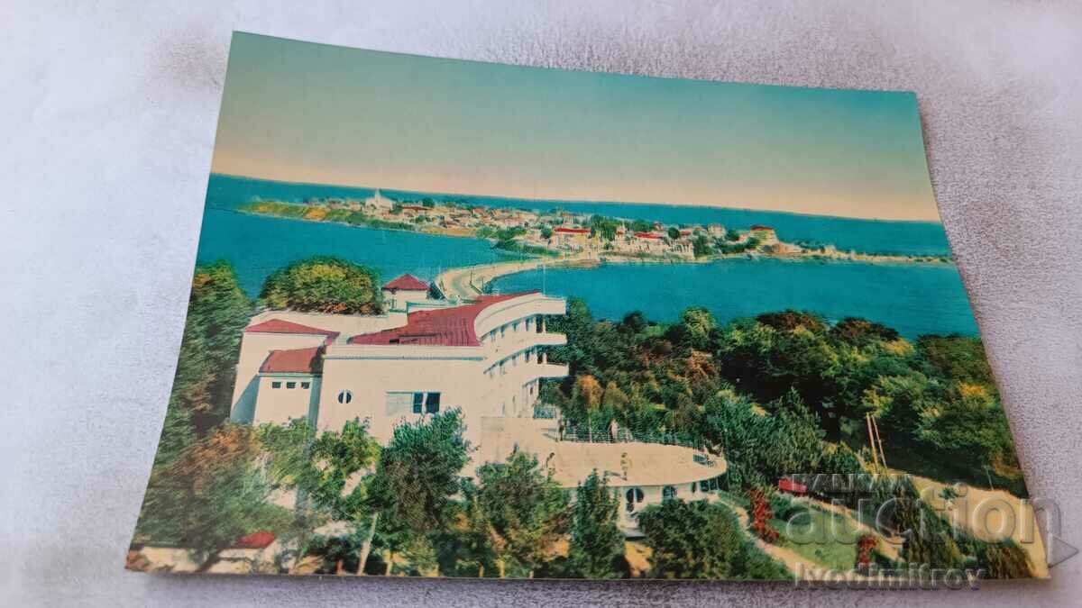 Carte poștală Nessebar Vedere generală 1960