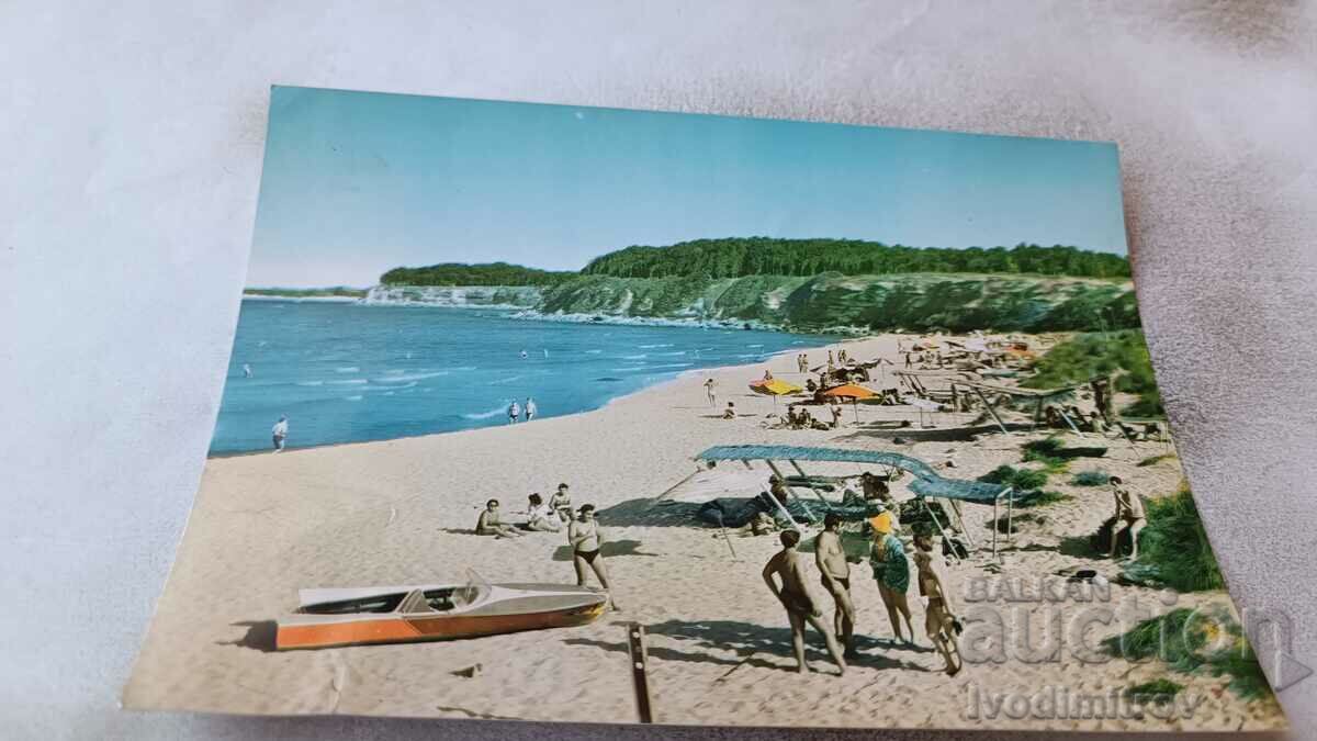 П К Приморско Международен младежки лагер  Плажът 1962