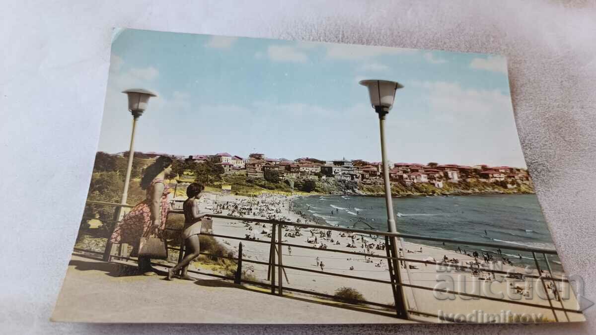 Καρτ ποστάλ Σωζόπολη Γενική άποψη 1961