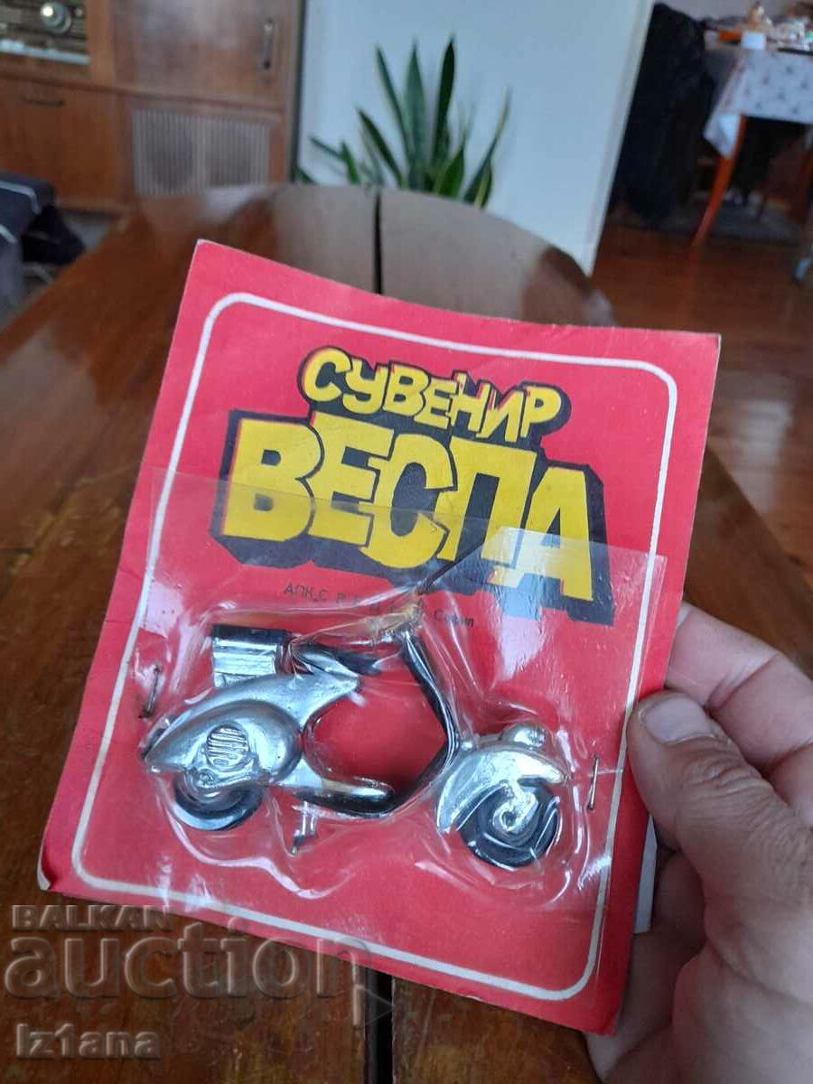 Old toy, Vespa souvenir with price 40.00 BGN | € 20.45
