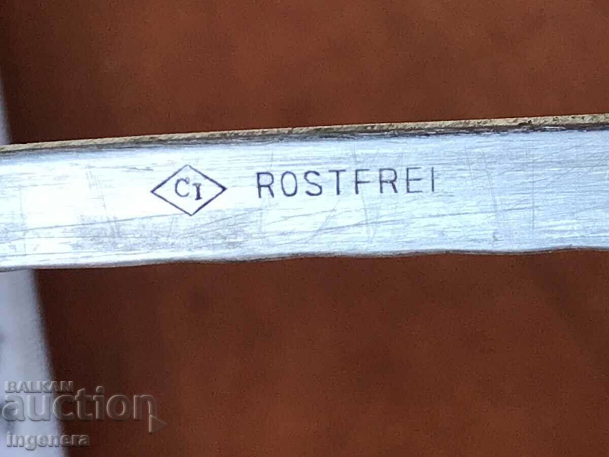 Auction SERVICED KNIFE WITH WOODEN HANDLE Auction SERVICED KNIFE WITH WOODEN HANDLE