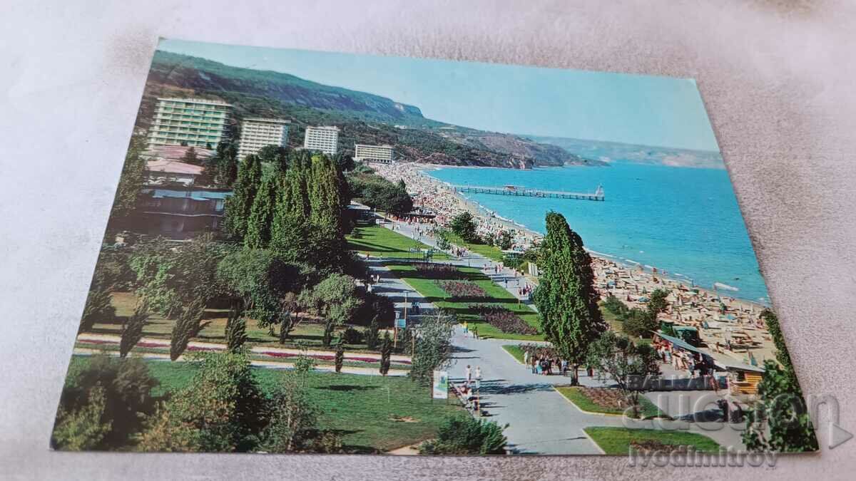 Postcard Golden Sands 1973