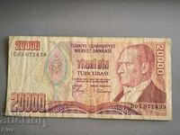 Banknote - Turkey - 20,000 lira | 1970