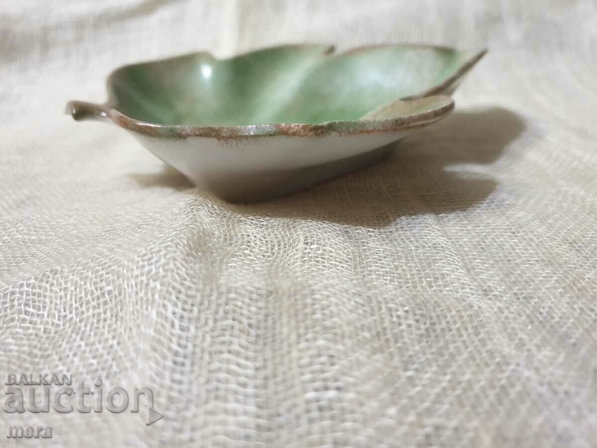Porcelain handmade saucer with price 18.00 BGN | € 9.20 Porcelain handmade saucer with price 18.00 BGN | € 9.20