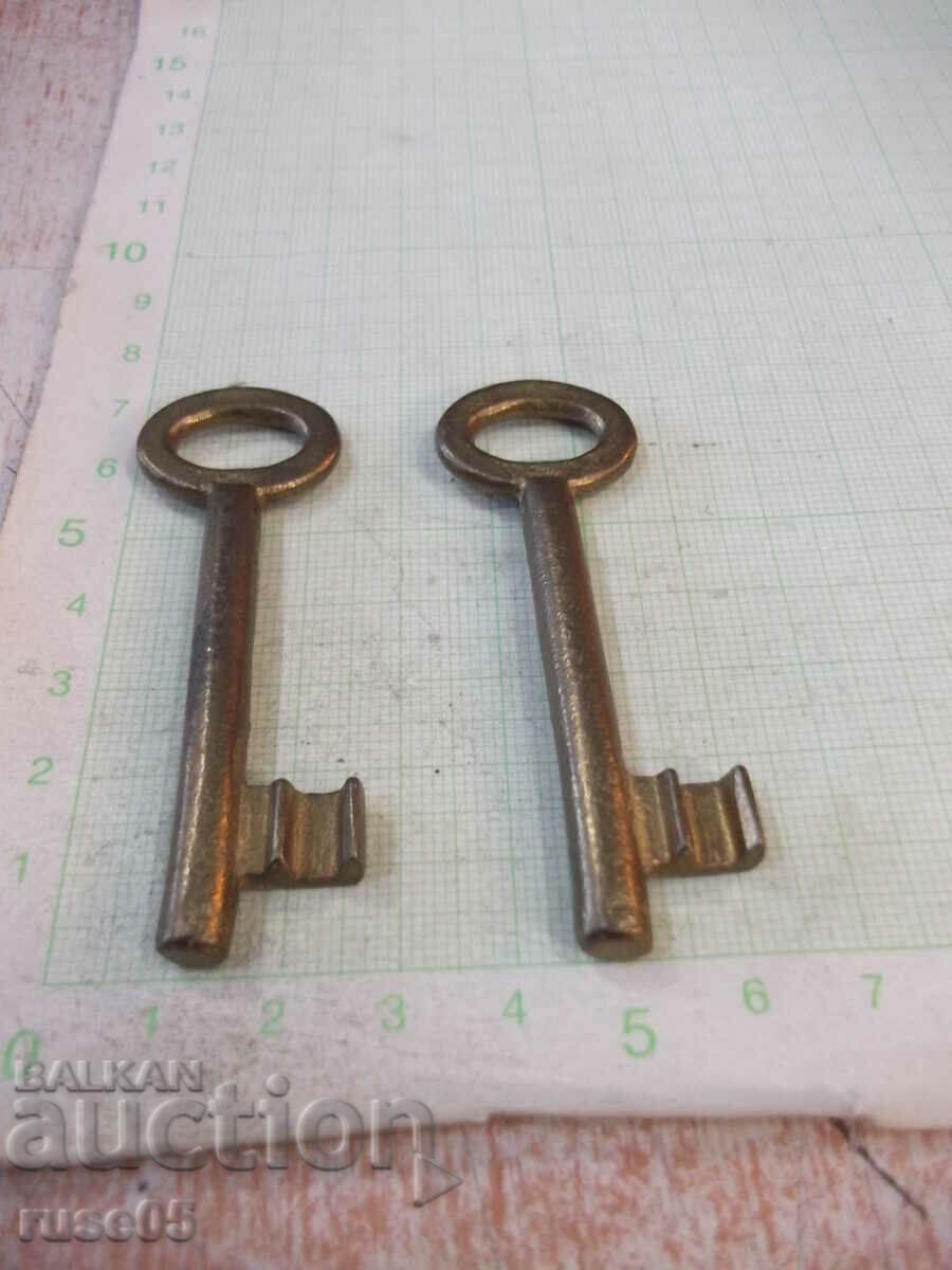 Auction  Lot of 2 pcs. the lock key